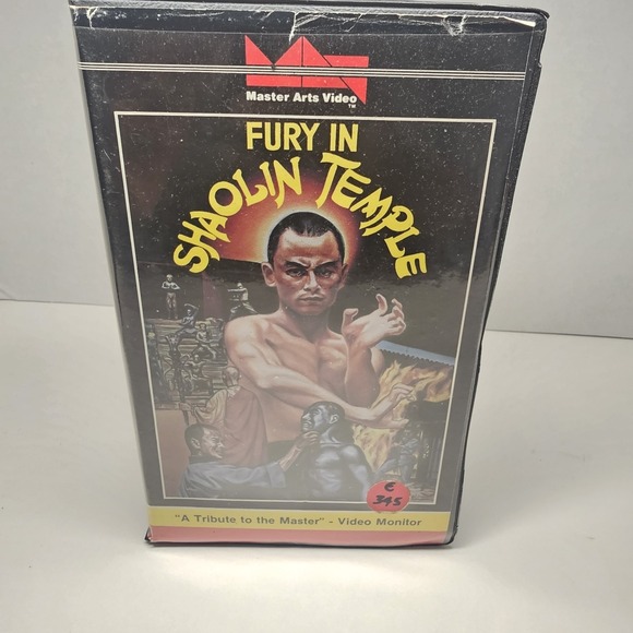 Other - Fury in Shaolin Temple VHS starring Liu‎ Chia Hui. Kung Fu